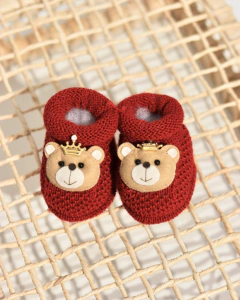 Sapatinho Urso Vermelho