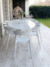 Combo 2 Sillas Luna De Plastico Mascardi Color Blanco - Reveton 12