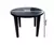 Combo 4 Sillas Canada Mascardi 1 Mesa Redonda 90Cm Color Negro - comprar online