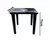 Combo 4 Sillas Phantom Mascardi 1 Mesa Cuadrada Encastrable Color Negro - comprar online
