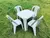 Combo 6 Sillas Capri Mascardi 1 Mesa Redonda 120Cm Color Blanco - tienda online