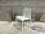 Combo 4 Sillas Perla Mascardi 1 Mesa Cuadrada 75x75 Color Blanco