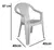 Combo 4 Sillas Ancona Mascardi 1 Mesa Redonda de 7 Patas Color Blanco en internet