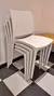Combo 4 Sillas Valencia Mascardi 1 Mesa Rectangular 140Cm Reforzada Color Blanco - tienda online