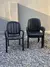 Combo 6 Sillas Caribe Mascardi 1 Mesa Redonda de 7 Patas Color Negro - tienda online