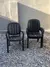 Combo 4 Sillas Caribe Mascardi 1 Mesa Cuadrada Encastrable Color Negro