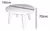 Combo 4 Sillas Perla Mascardi 1 Mesa Redonda 100Cm Color Blanco - comprar online