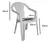 Combo 4 Sillas Similar Mascardi 1 Mesa Redonda 120Cm Color Blanco en internet