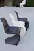 Combo 4 Sillas Phantom Mascardi 1 Mesa Cuadrada 75x75 Color Negro
