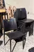 Combo 4 Sillas Valencia Mascardi 1 Mesa Cuadrada 75x75 Color Negro - comprar online