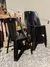 Combo 4 Sillas Capri Mascardi 1 Mesa Redonda de 7 Patas Color Negro - comprar online