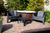 Combo 4 Sillones Skarpo 1 Mesa Ratona Skarpo Mascardi Color Negro