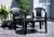 Combo 4 Sillas Ancona Mascardi 1 Mesa Rectangular 140Cm Color Negro - tienda online