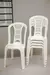 Combo 4 Sillas Reina Mascardi 1 Mesa Redonda de 7 Patas Color Blanco - Reveton 12