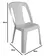Combo 6 Sillas Capri Mascardi 1 Mesa Redonda 120Cm Color Blanco en internet