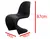 Combo 4 Sillas Phantom Mascardi 1 Mesa Rectangular 140Cm Color Negro en internet