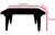 Combo 4 Sillas Caribe Mascardi 1 Mesa Rectangular Reforzada Color Negro en internet