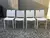 Combo 4 Sillas Dubai Mascardi 1 Mesa Rectangular Encastrable Color Blanco - Reveton 12