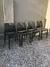 Combo 4 Sillas Dubai Mascardi 1 Mesa Redonda de 7 Patas Color Negro - comprar online