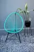 Imagen de Combo 1 Silla Acapulco PVC Mediana 1 Mesita Acapulco Color Turquesa