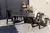 Combo 4 Sillas Capri Mascardi 1 Mesa Rectangular 140Cm Color Negro