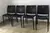 Combo 4 Sillas Valencia Mascardi 1 Mesa Rectangular 140Cm Reforzada Color Negro - Reveton 12