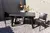 Combo 4 Sillas Valencia Mascardi 1 Mesa Rectangular 140Cm Color Negro