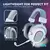 FIFINE-auriculares RGB para juegos con sonido envolvente 7,1/3-EQ/MIC, cascos por encima de la oreja con Control en línea para PC, PS4, PS5, Ampligame-H6W - tienda online