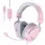 Auriculares FIFINE, conector de 3,5 mm y auriculares USB con sonido envolvente 7,1/control de volumen/interruptor de silencio para PC/MAC/PS4/PS5 Mixer-H9
