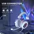 Imagen de FIFINE-auriculares RGB para juegos con sonido envolvente 7,1/3-EQ/MIC, cascos por encima de la oreja con Control en línea para PC, PS4, PS5, Ampligame-H6W