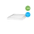 Downlight de aplicar cuadrado 12w frio - comprar online