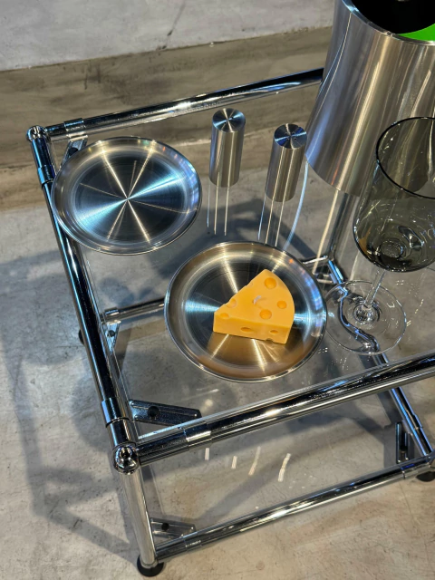 Plato Acero - comprar online