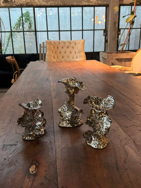 Candelabro cromado - comprar online