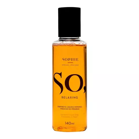 SO RELAXING SABONETE LIQUIDO FEMININO (FRESCOR DO PESSEGO) - 140ML