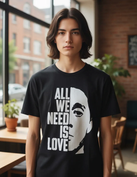 REMERA ALL WE NEED IS LOVE - comprar online