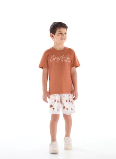 Conjunto Infantil Masculino Marrom 1208.34736
