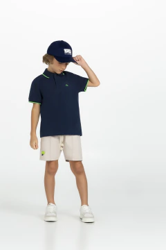 Conjunto Masculino FBR Camisa Polo e Bermuda