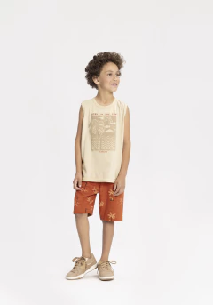 Conjunto Infantil Masculino Bege 19521
