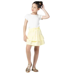 Saia Infantil Off White Casual 6391