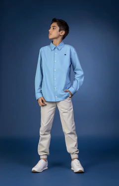Camisa Infantil Menino Azul 31056
