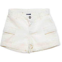 Short Infantil Feminino Off White Menina 6455