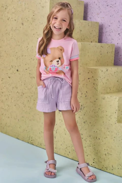 CJ.BLUSA E SHORT