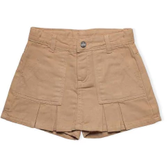 Short Saia Infantil Menina Caqui 6436