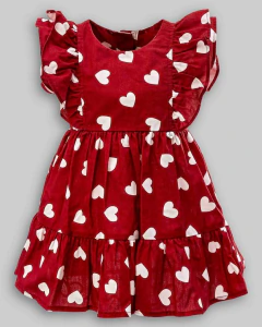 Vestido Coração Anjos Baby