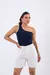 BLUSA OMBRO ÚNICO CANELADA - loja online