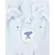 Set 3 Piezas Body Mangas Cortas Cardigan Pantalon Perrito en internet
