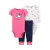 Set 3 piezas bodys y pantalon unicornios
