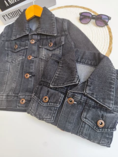 JAQUETA JEANS ESTONADA - Mini Closet Kids