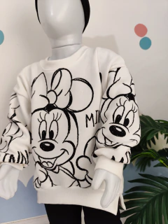 CONJUNTO MOLETOM MINNIE PRETO E BRANCO - loja online