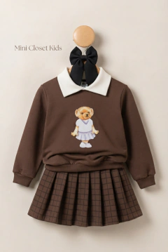 CONJUNTO MOLETOM URSINHA - SHORT SAIA - loja online